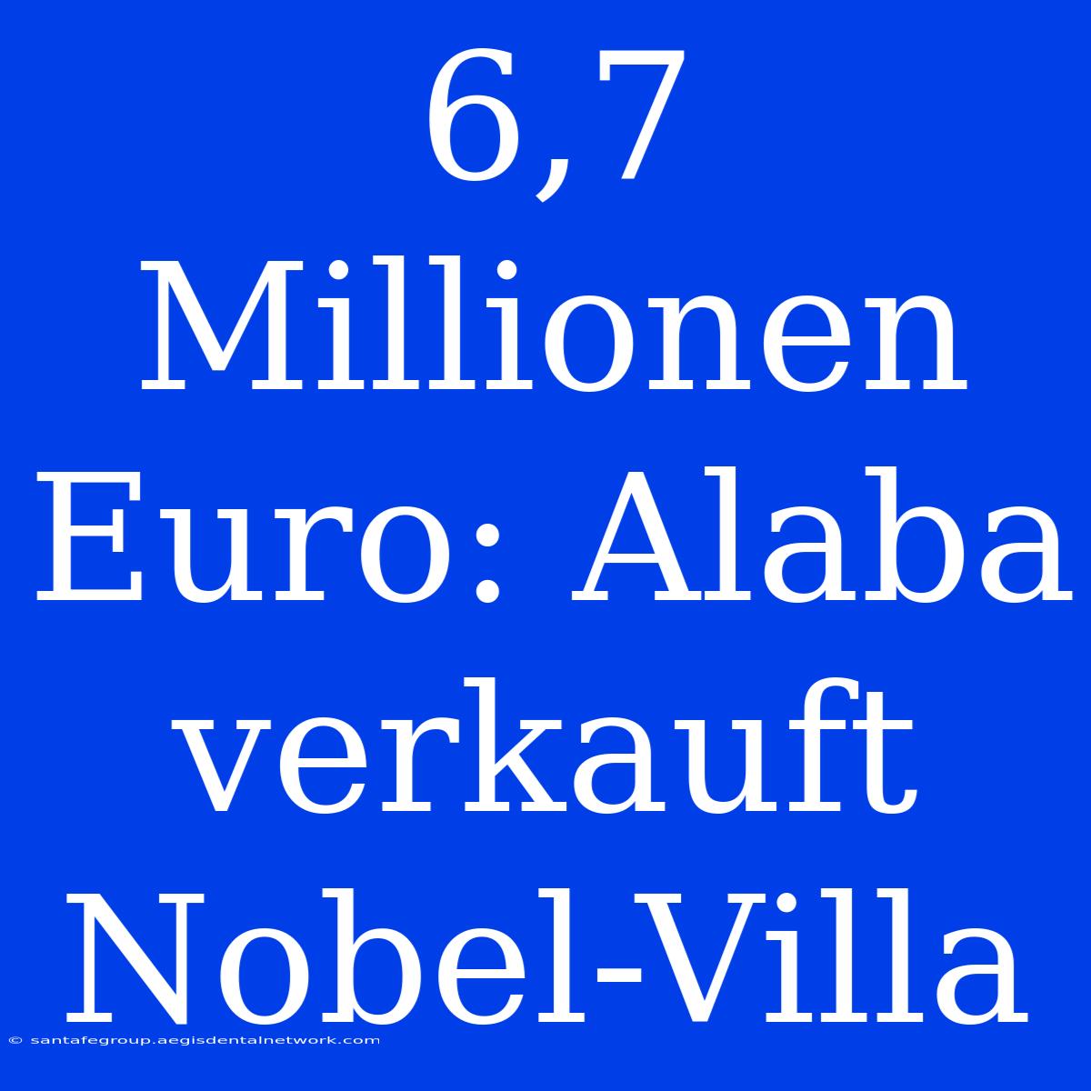 6,7 Millionen Euro: Alaba Verkauft Nobel-Villa