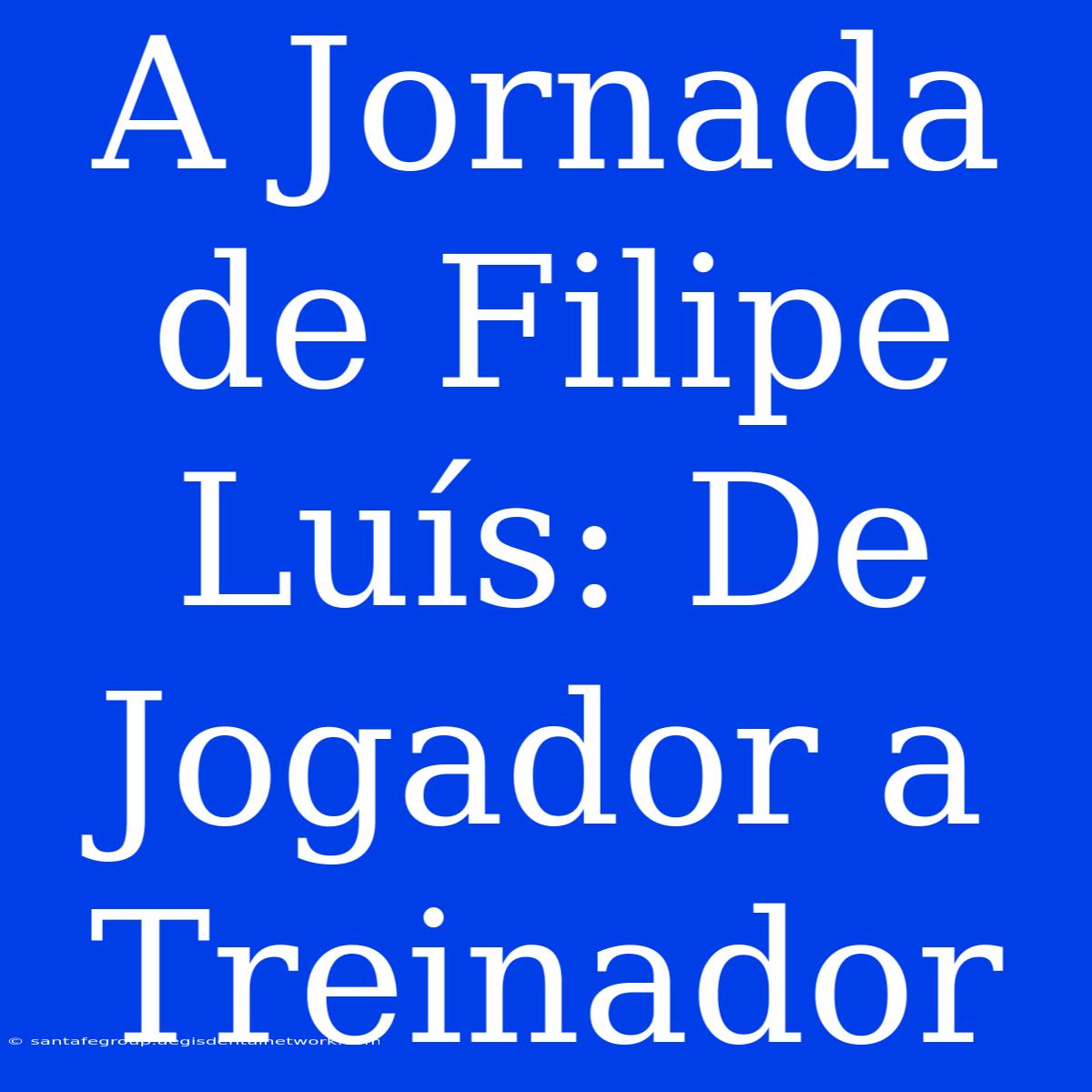 A Jornada De Filipe Luís: De Jogador A Treinador