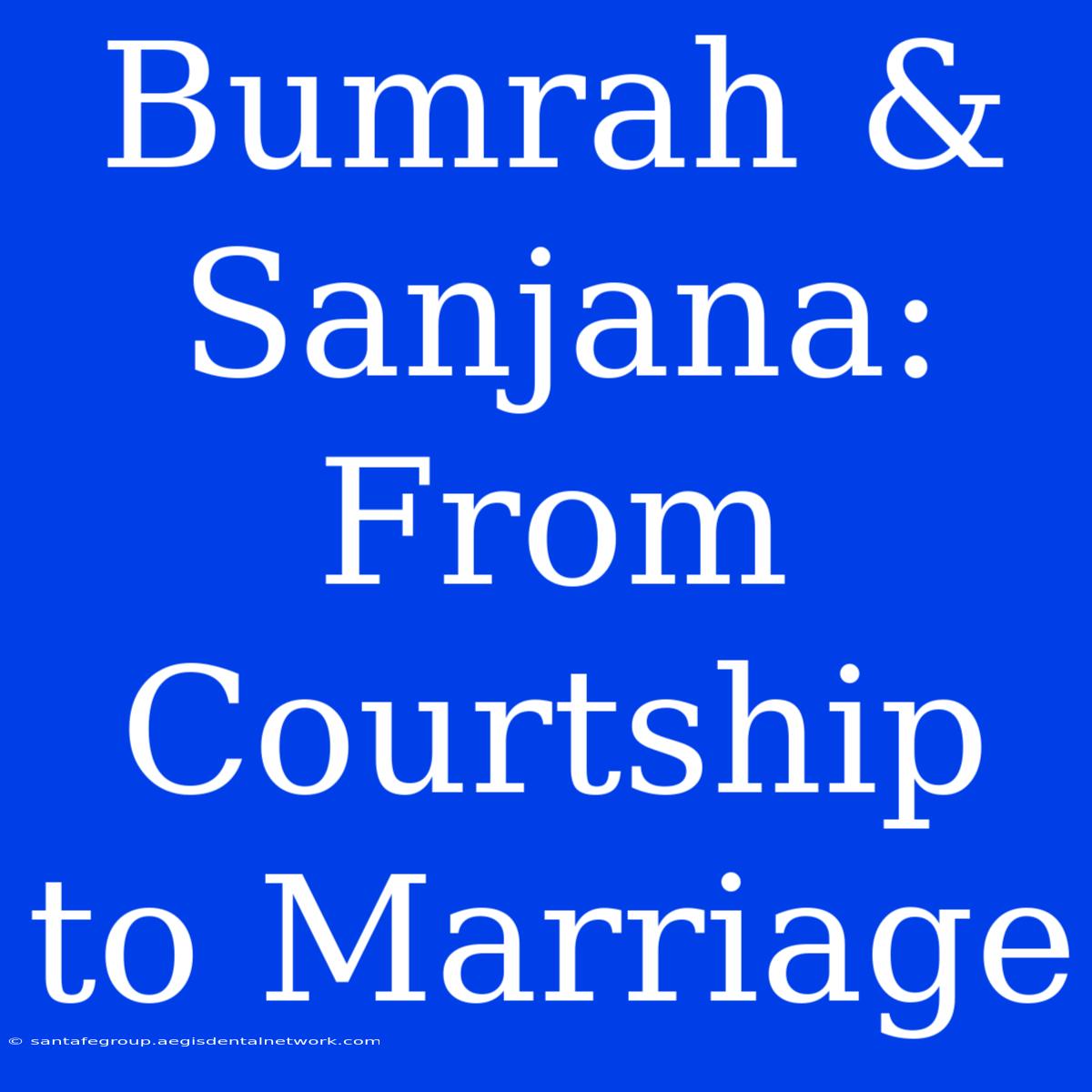 Bumrah & Sanjana: From Courtship To Marriage