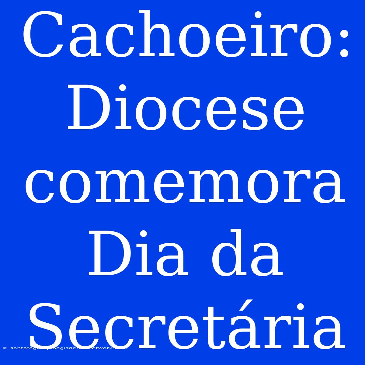 Cachoeiro: Diocese Comemora Dia Da Secretária