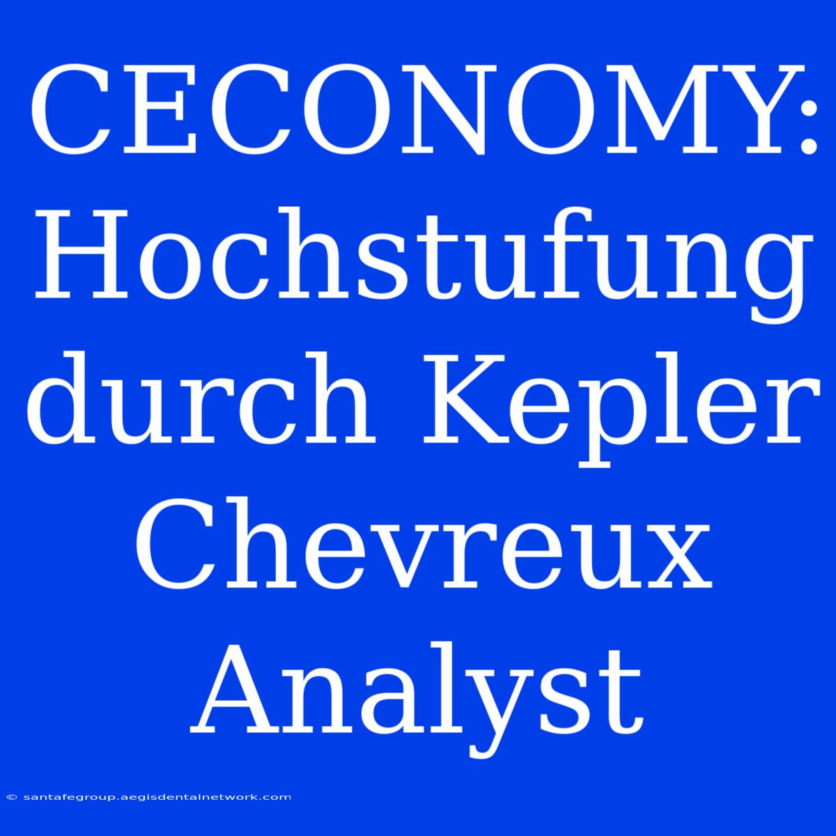 CECONOMY: Hochstufung Durch Kepler Chevreux Analyst