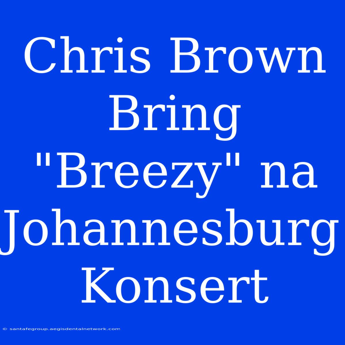 Chris Brown Bring 