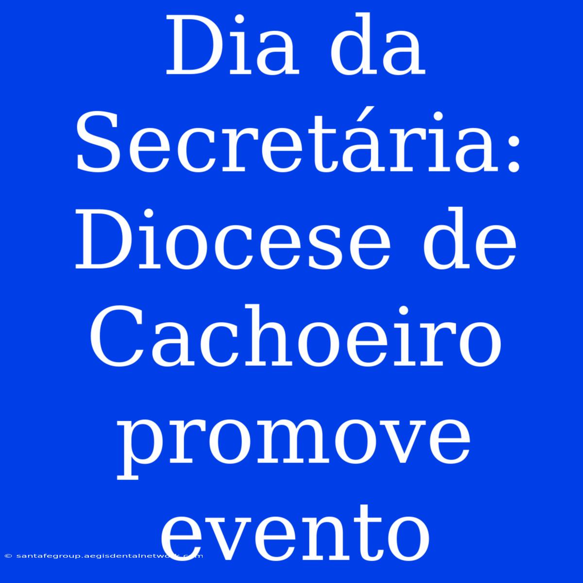 Dia Da Secretária: Diocese De Cachoeiro Promove Evento