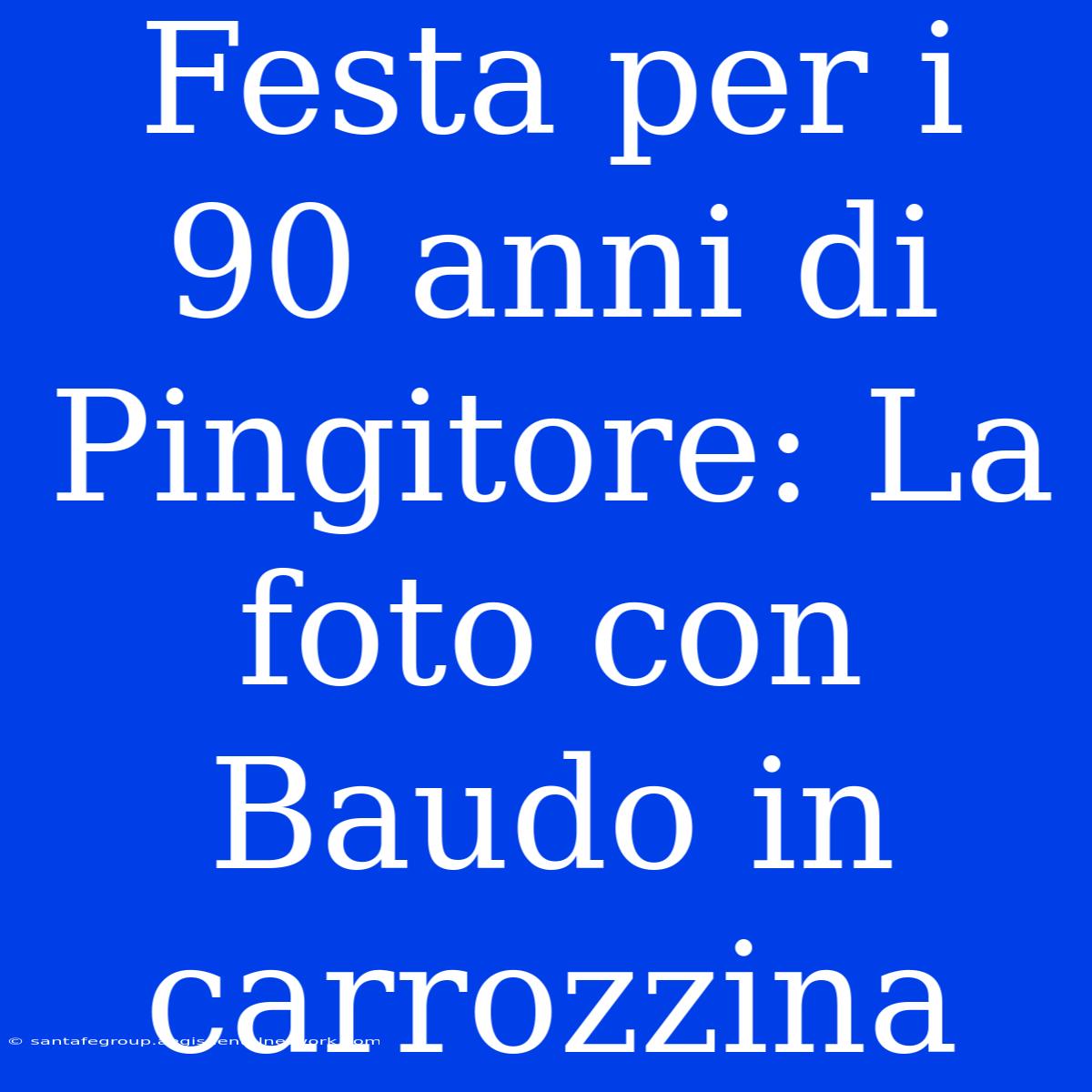 Festa Per I 90 Anni Di Pingitore: La Foto Con Baudo In Carrozzina