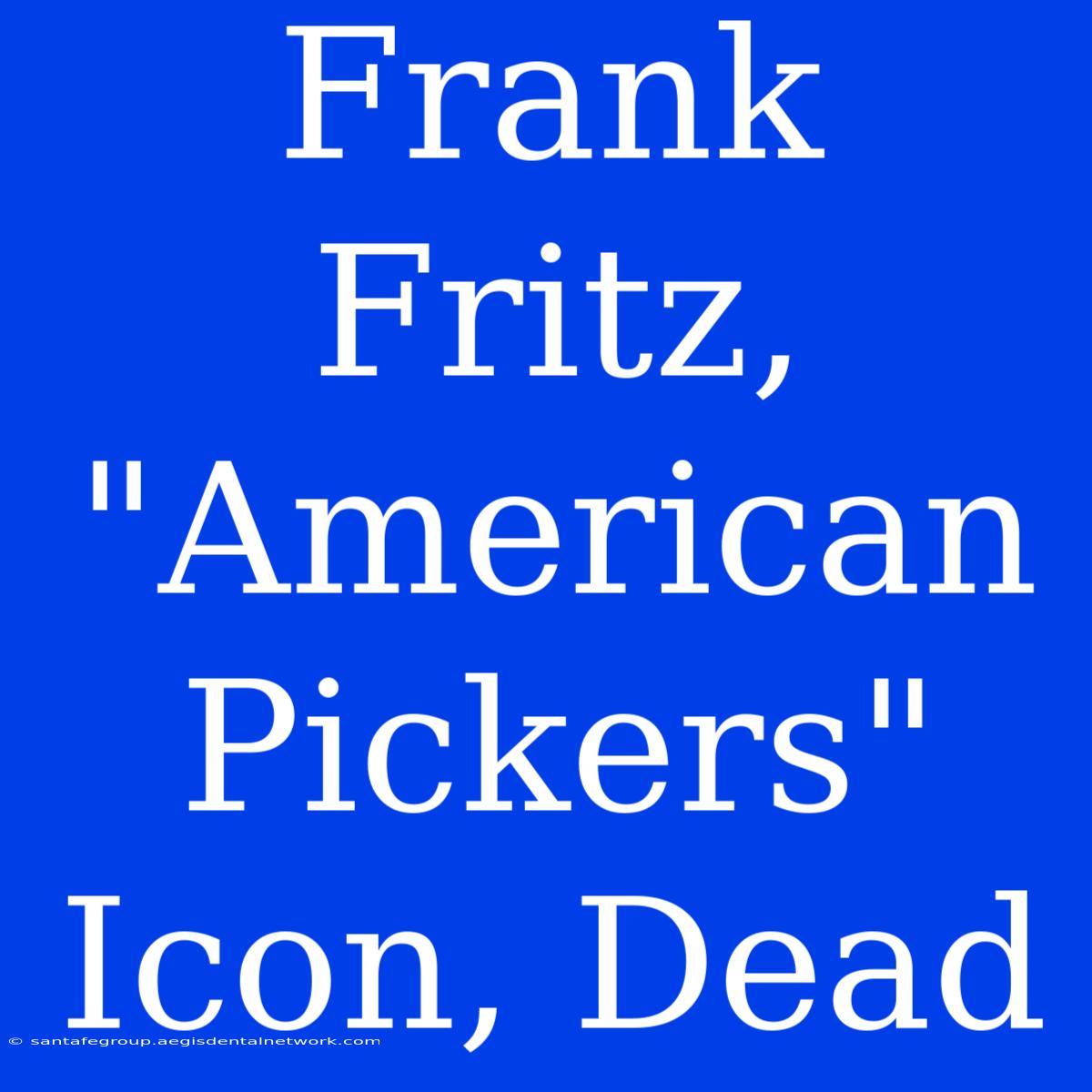 Frank Fritz, 