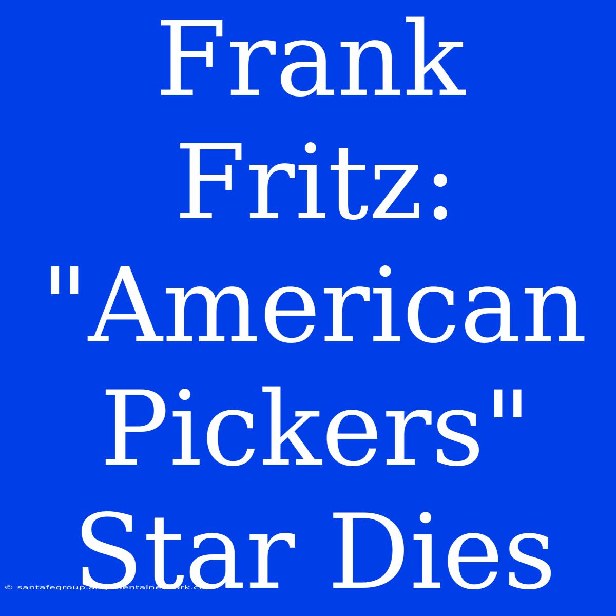 Frank Fritz: 