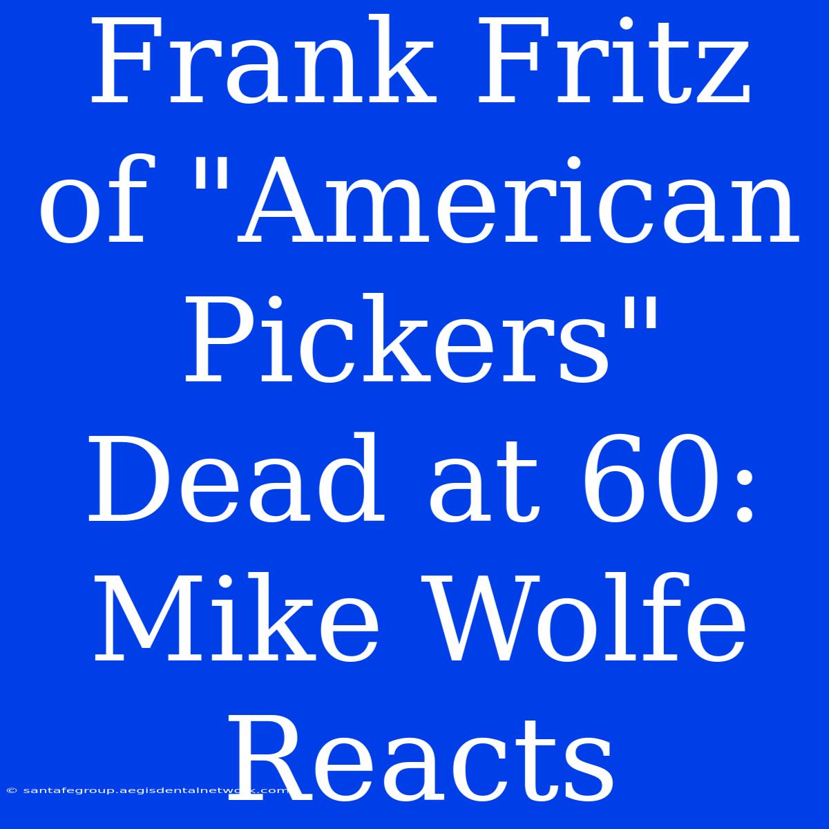 Frank Fritz Of 