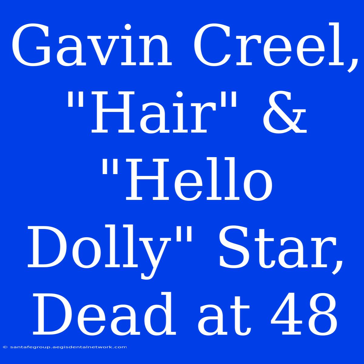 Gavin Creel, 