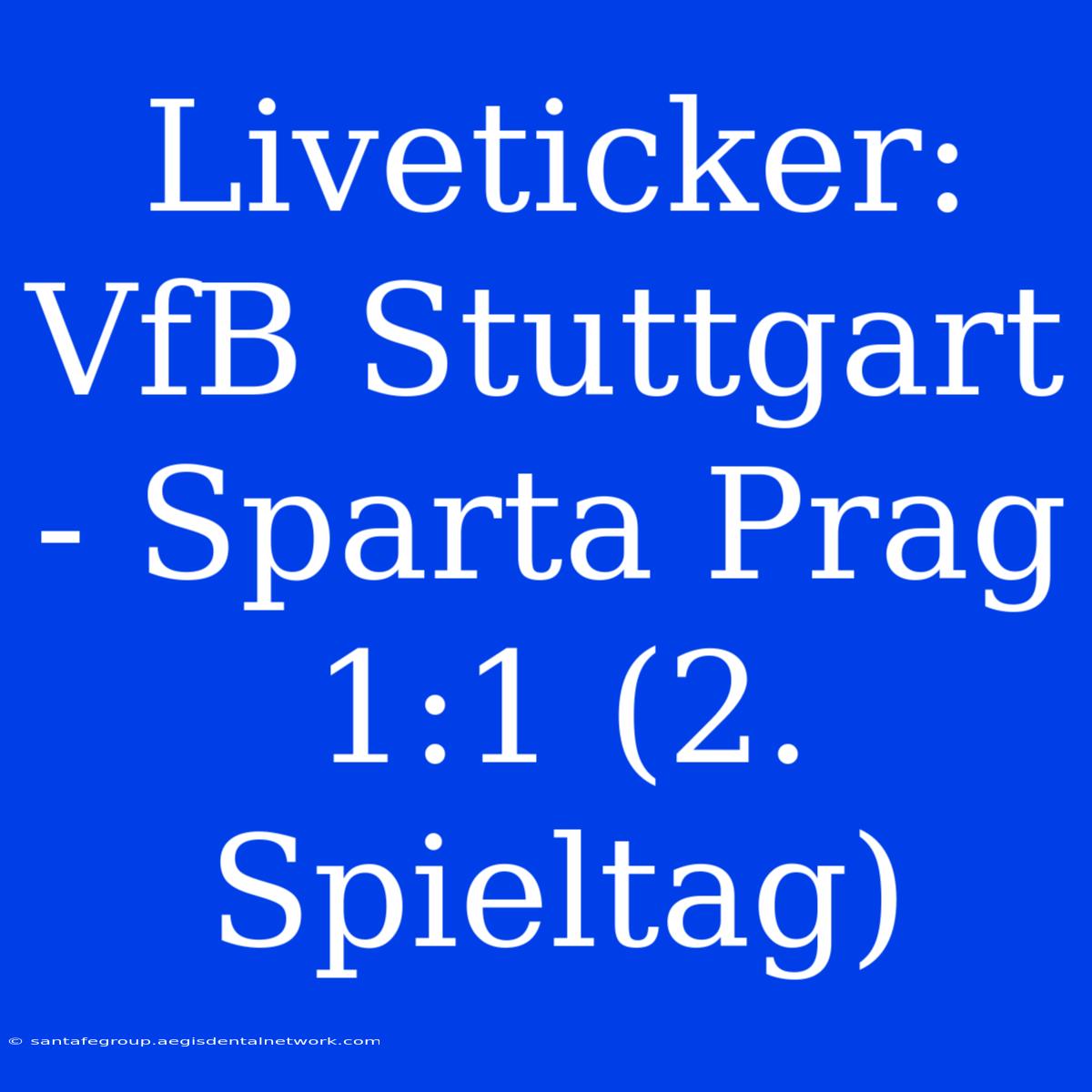 Liveticker: VfB Stuttgart - Sparta Prag 1:1 (2. Spieltag)