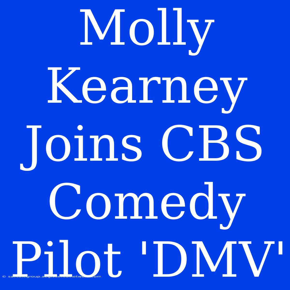 Molly Kearney Joins CBS Comedy Pilot 'DMV'