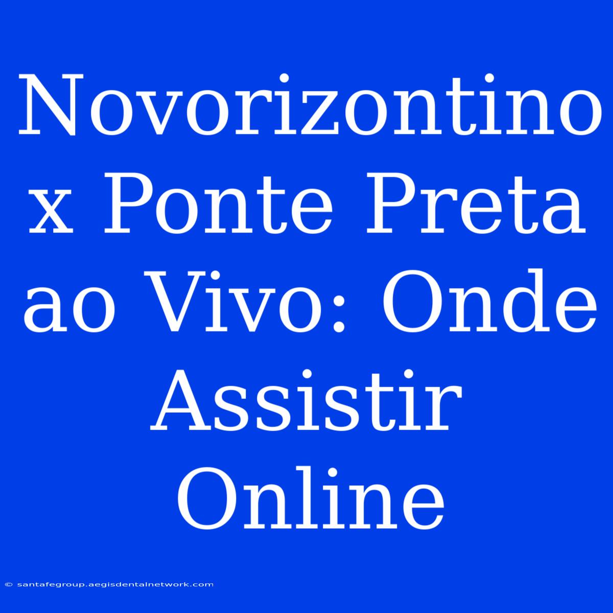 Novorizontino X Ponte Preta Ao Vivo: Onde Assistir Online