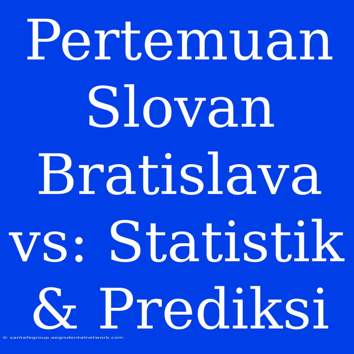 Pertemuan Slovan Bratislava Vs: Statistik & Prediksi