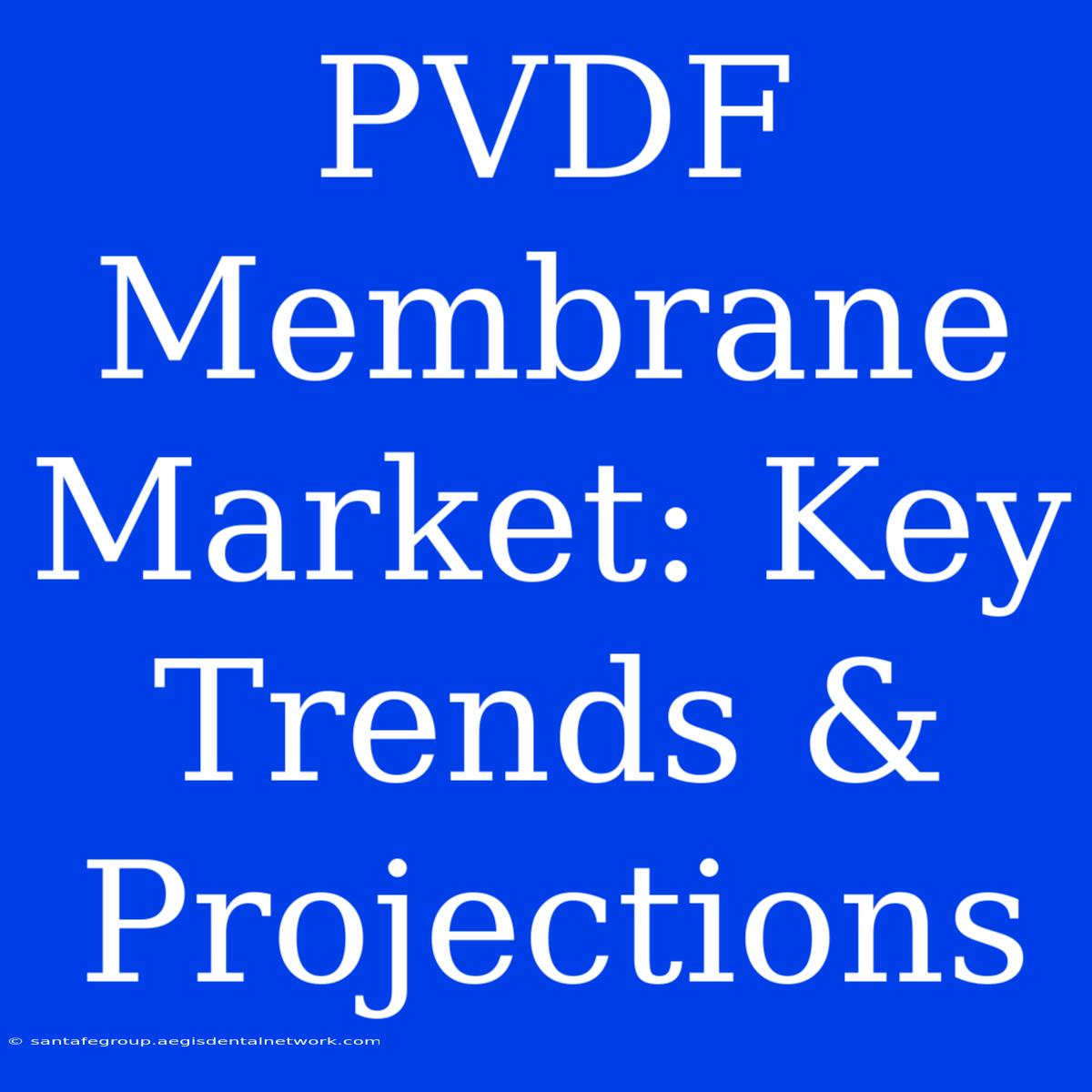 PVDF Membrane Market: Key Trends & Projections