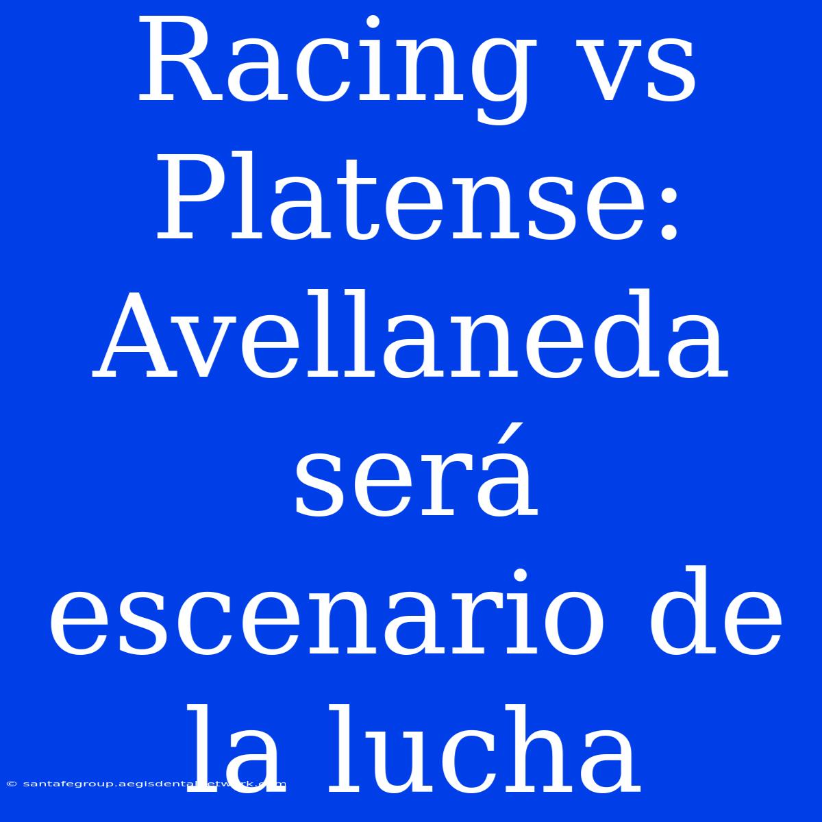 Racing Vs Platense: Avellaneda Será Escenario De La Lucha