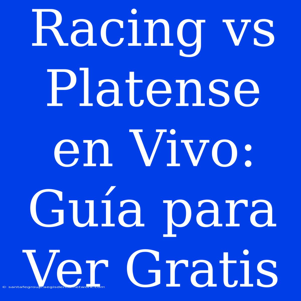 Racing Vs Platense En Vivo: Guía Para Ver Gratis