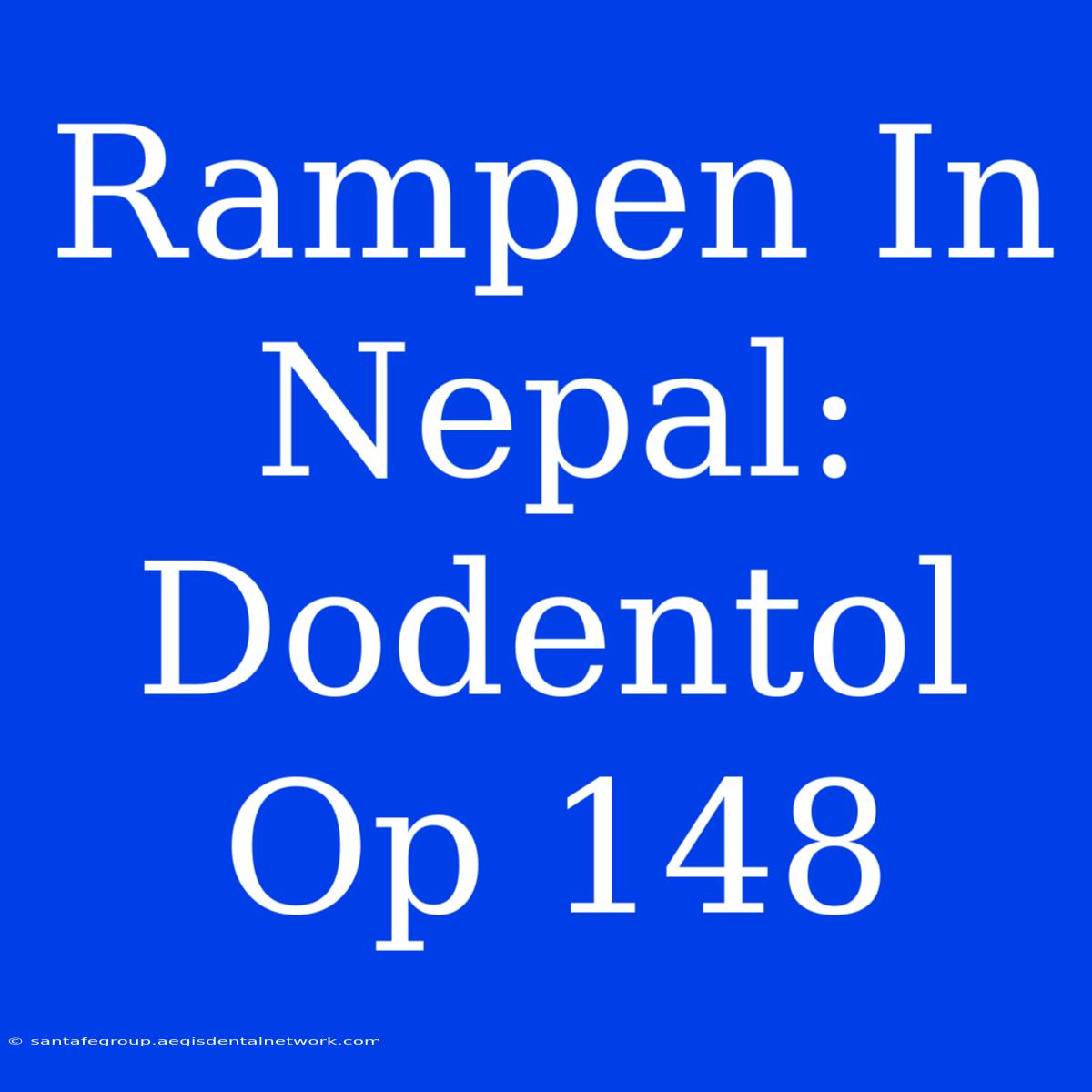 Rampen In Nepal: Dodentol Op 148