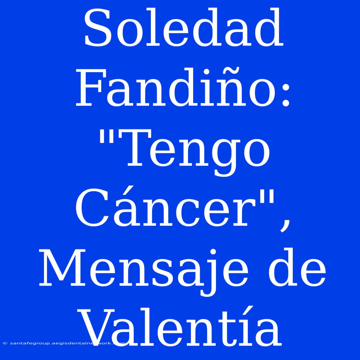 Soledad Fandiño: 