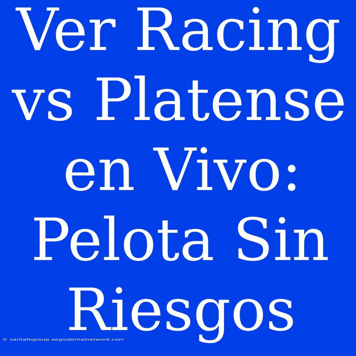 Ver Racing Vs Platense En Vivo: Pelota Sin Riesgos